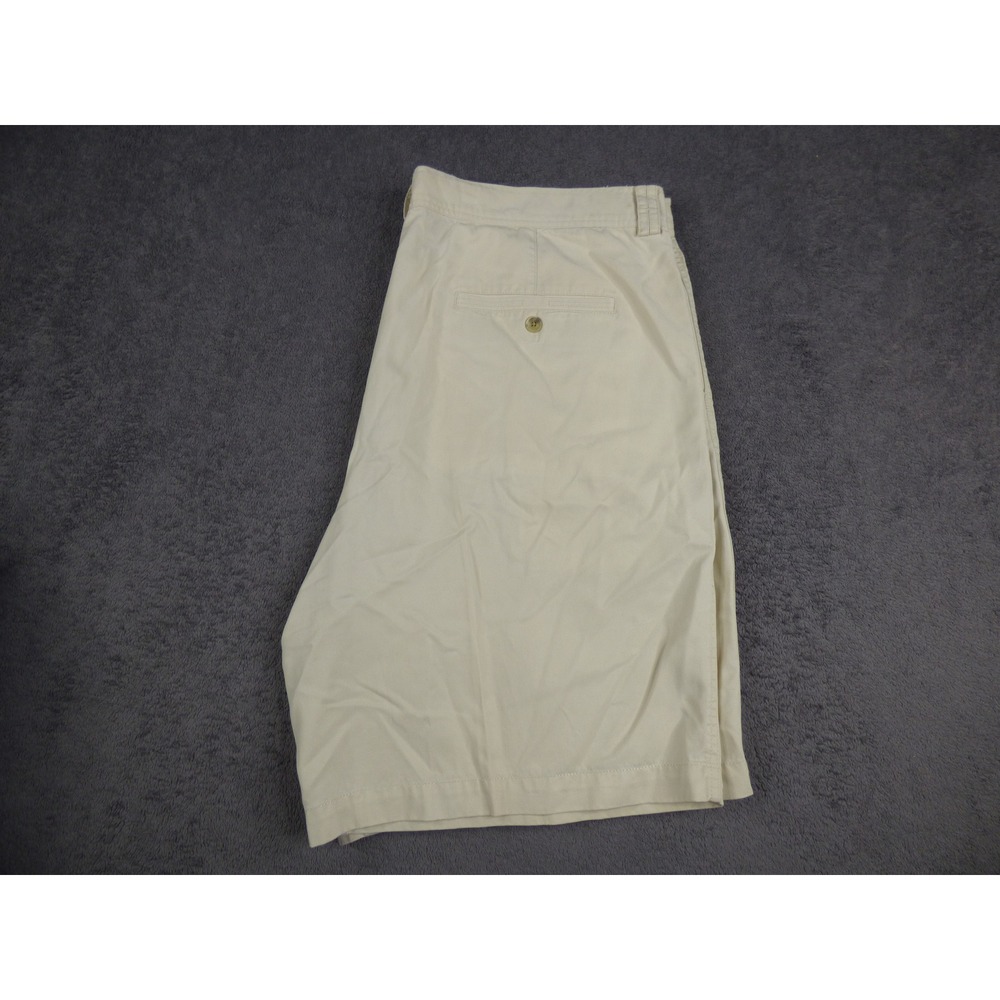 Tommy Bahama Mens 42 Beige Tencel Cotton Blend Flat Front Chino Shorts 4894